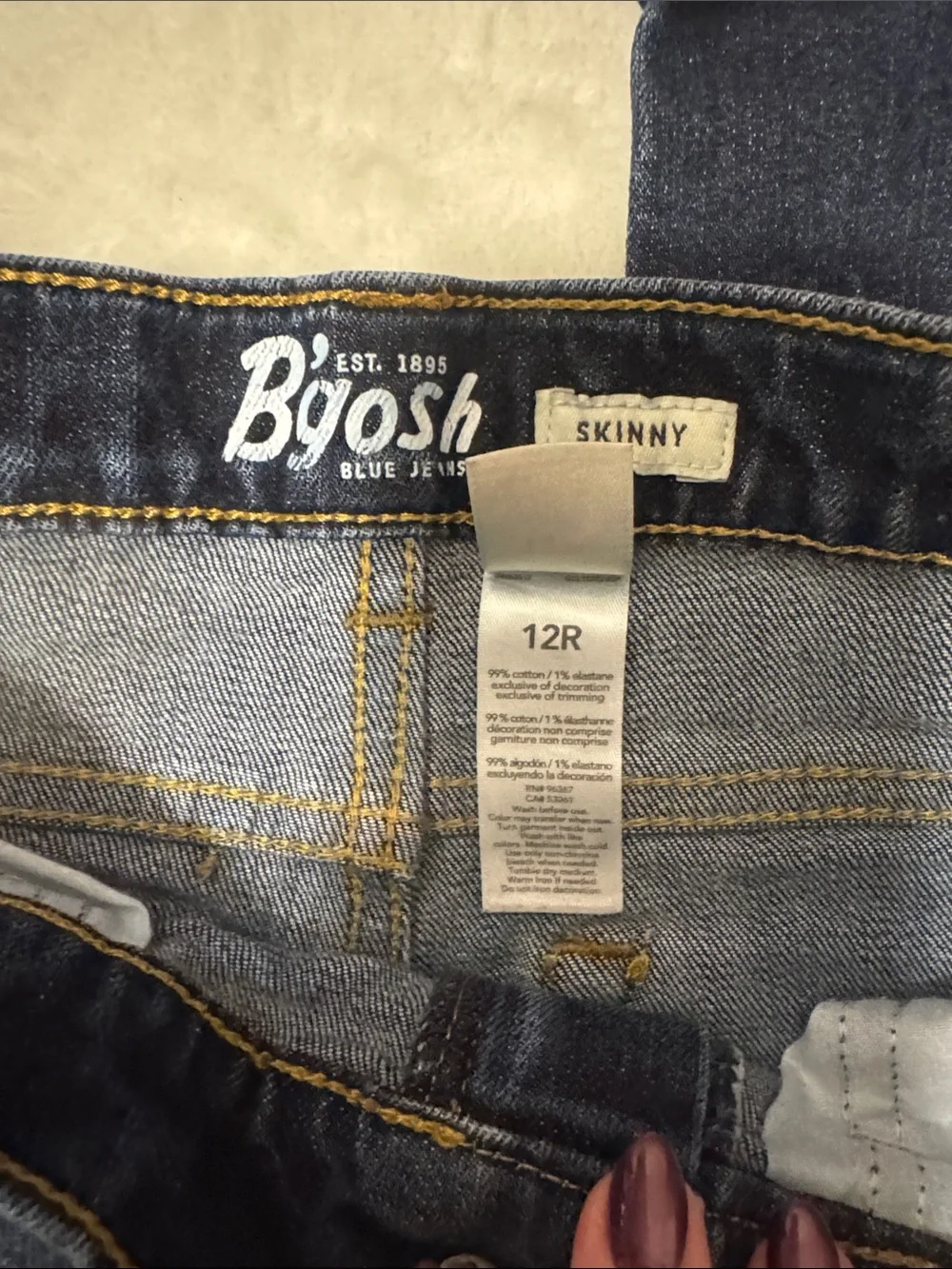 Youth Dark Blue Denim Jeans